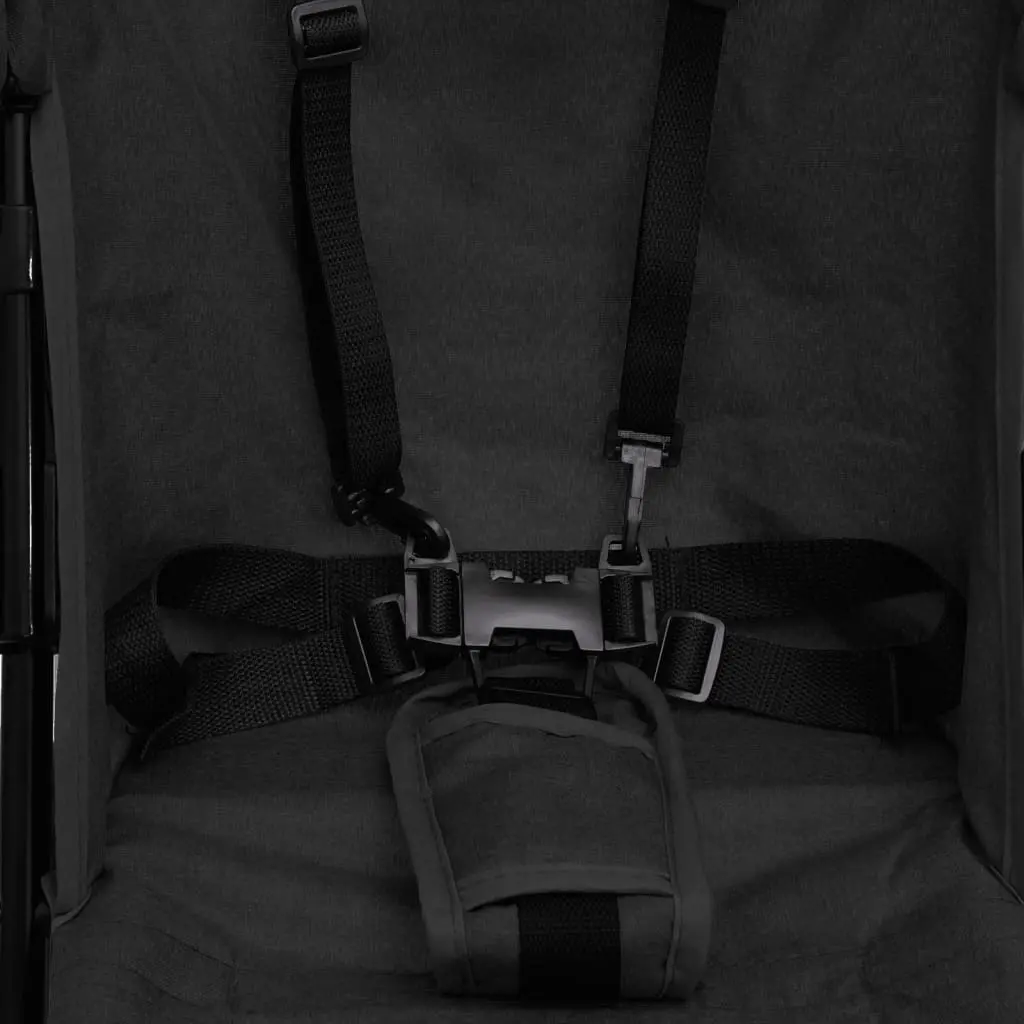 Poussette bébé Anthracite et noir Acier – Image 9